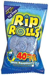Rip Rolls - Blue Raspberry, 1.4 Ounce -- 288 per case.