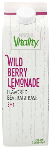 Sunkist 5 Plus 1 Wild Berry Lemonade Flavored Beverage Base, 32 Fluid Ounce -- 6 per case