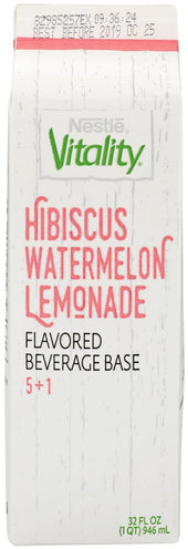 Sunkist 5 Plus 1 Hibiscus Watermelon Lemonade Flavored Beverage Base, 32 Fluid Ounce -- 6 per case