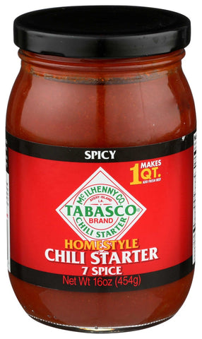 Tabasco Seven Spice Homestyle Chili Starter, 16 Ounce -- 6 per case