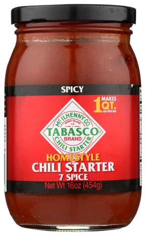 Tabasco Seven Spice Homestyle Chili Starter, 16 Ounce -- 6 per case