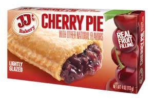 JJs Bakery Apple Cherry Boston Cream Strawberry and Cream Pie - Shipper -- 96 per case