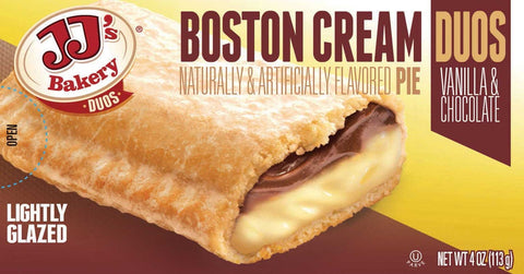 JJs Bakery Apple Cherry Boston Cream Strawberry and Cream Pie - Shipper -- 96 per case