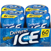 Cadbury Adams Peppermint Dentyne Ice Gum, 60 Pieces -- 24 per case.