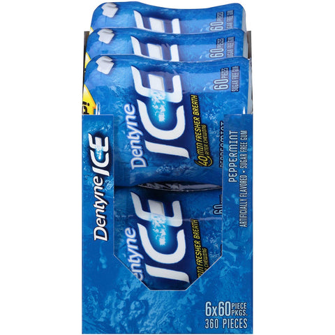 Dentyne Ice Peppermint Gum in Bottle -- 24 per case.