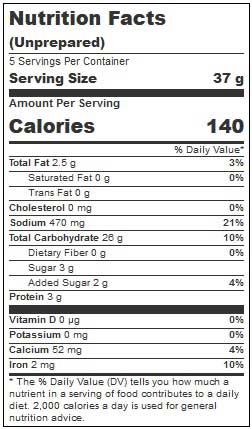 Martha White Yellow Cornbread Mix, 6.5 Ounce -- 12 per case
