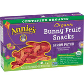 Annies Organic Berry Patch Bunny Fruit Snacks, 4 Ounce -- 10 per case.