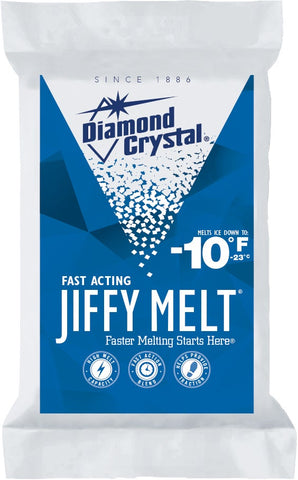 Cargill Salt Diamond Crystal Jiffy Melt Blended Ice Melter, 40 Pound.