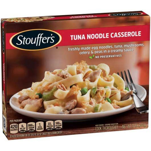 Nestle Stouffers Entree Homestyle Classics Tuna Noodle Casserole, 12 Ounce -- 12 per case.