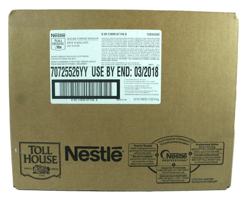 Nestle Toll House Sugar Cookies, 2 Ounce -- 120 per case.