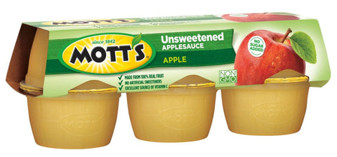 Motts Natural Apple Sauce, 4.5 Ounce -- 72 per case
