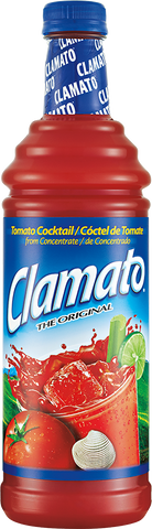 Clamato The Original Tomato Cocktail, 1 Liter Pet Bottle -- 6 per case.