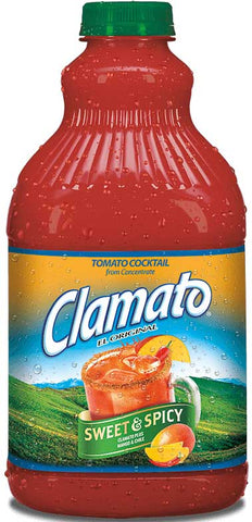 Clamato Sweet and Spicy Tomato Cocktail, 1 Liter Bottle -- 6 per case