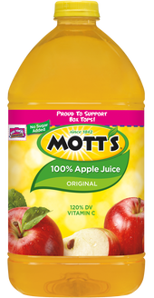Mott's Apple Regular Juice, 1 Gallon -- 4 Case