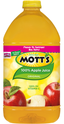 Mott's Apple Regular Juice, 1 Gallon -- 4 Case