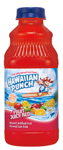 Motts Hawaiian Punch Red Fruit Juice, 32 Ounce -- 12 per case.