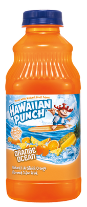 Hawaiian Punch - Orange Ocean, 32 Fluid Ounce -- 12 per case.