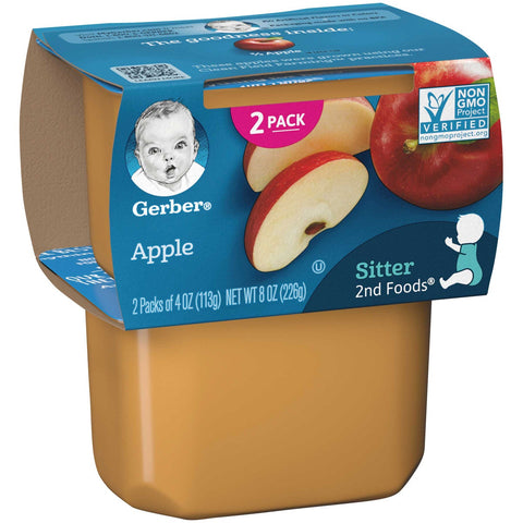 Gerber 2nd Foods Applesauce Baby Food, 8 Ounce -- 8 per case.