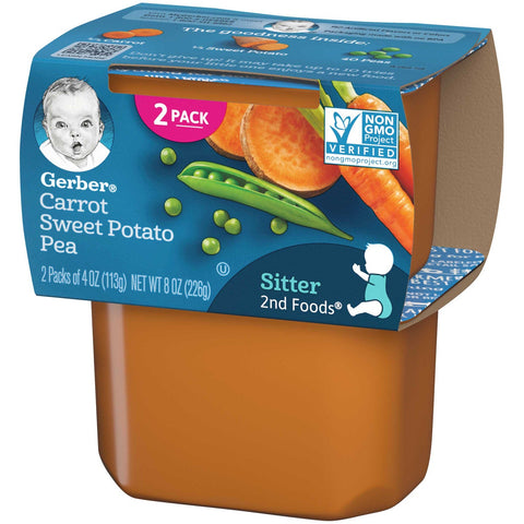 Gerber 2nd Foods Mixed Vegetable Baby Food, 8 Ounce -- 8 per case.