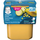 Gerber 2nd Foods Pear Zucchini Corn Baby Food, 8 Ounce -- 8 per case.