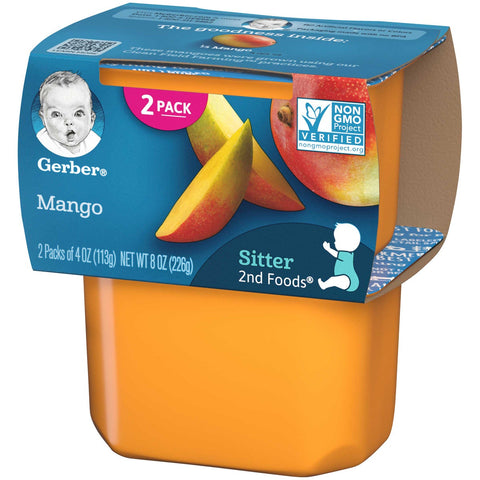 Gerber 2nd Foods Mango Baby Food, 8 Ounce -- 8 per case.
