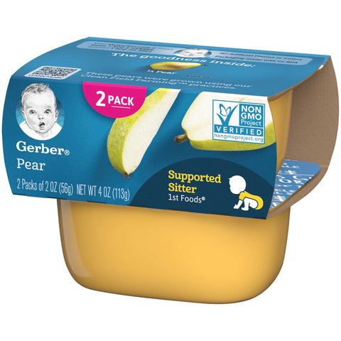 Gerber Pear 1st Food - Multi Pack, 4 Ounce -- 8 per case.