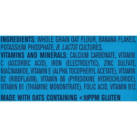 Gerber Probiotic Banana Oatmeal Cereal, 8 Ounce Tub -- 6 per case.