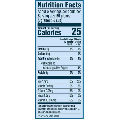 Gerber Apple Cinnamon Puff Baby Snack, 48 Ounce -- 6 per case.