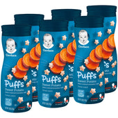 Gerber Puffs Sweet Potato Baby Snack, 1.48 Ounce -- 6 per case.