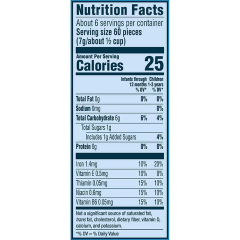 Gerber Puffs Blueberry Baby Snack, 1.48 Ounce -- 6 per case.