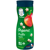 Gerber Puffs Organic Apple Baby Snack, 48 Ounce -- 6 per case.