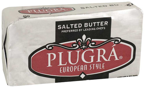 Plugra European Style Salted Butter, 8 Ounce -- 12 per case