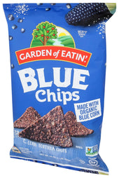 Garden Of Eatin Organic Blue Corn Tortilla Chips, 16 Ounce -- 12 per case.