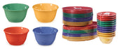 GET Enterprises Diamond Mardi Gras Melamine Assorted Colors Bowl, 7 Ounce -- 48 per case