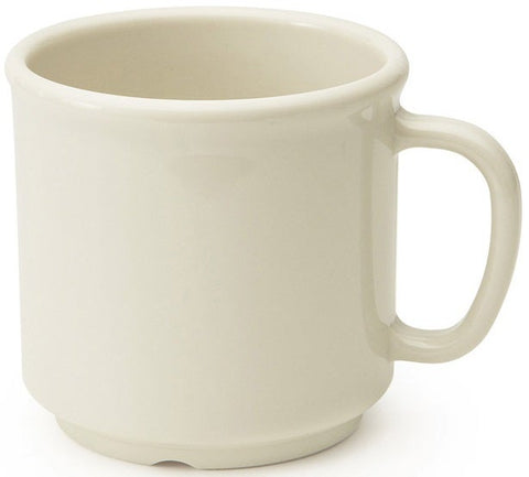 GET Enterprises SAN Diamond Ivory Mug, 12 Ounce -- 24 per case