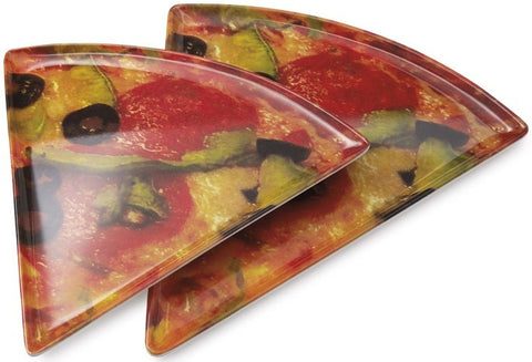 GET Enterprises Melamine Triangle Pizza Plate, 10.25 X 9 inch -- 24 per case
