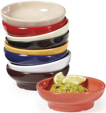 GET Enterprises Viva Mexico Melamine Red Salsa Dish, 5 Ounce -- 48 per case