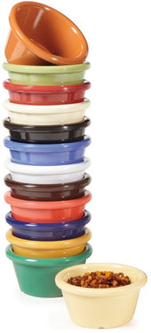 GET Enterprises Melamine Assorted Color Ramekin, 2 Ounce -- 48 per case