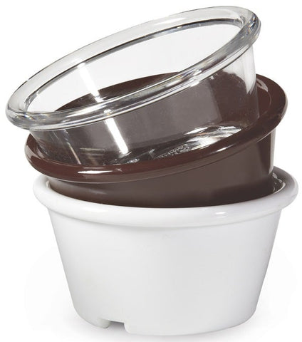 GET Enterprises SAN Clear Smooth Ramekin, 2.5 Ounce -- 48 per case