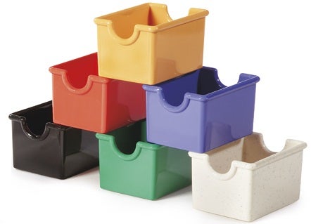 GET Enterprises SAN Rio Orange Sugar Caddy, 3.5 x 2.5 inch -- 24 per case