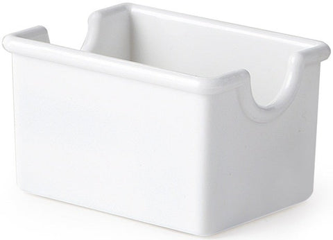 GET Enterprises SAN White Sugar Caddy, 3.5 x 2.5 inch -- 24 per case