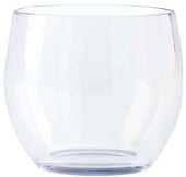 GET Enterprises SAN Clear Stemless Wine Glass, 8 Ounce -- 24 per case