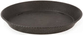 GET Enterprises Polypropylene Black Round Basket with Slots, 10.5 inch -- 12 per case
