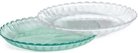 GET Enterprises Mediterranean Polycarbonate Clear Round Plate, 8 inch -- 24 per case