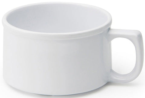 GET Enterprises Melamine White Mug, 11 Ounce -- 24 per case