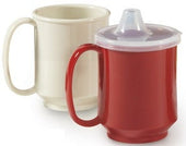GET Enterprises Tritan Red Sensation Single Handle Mug, 8 Ounce -- 24 per case