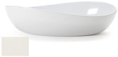 GET Enterprises Melamine American White Oval Bowl, 4 Quart -- 3 per case