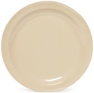 GET Enterprises SuperMel Melamine Round Tan Plate, 6.5 inch -- 48 per case
