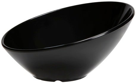 GET Enterprises Black Elegance Melamine Cascading Bowl, 16 Ounce -- 6 per case