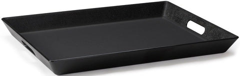 GET Enterprises ABS Plastic Black Non Skid Room Service Tray, 15 x 20 inch -- 6 per case
